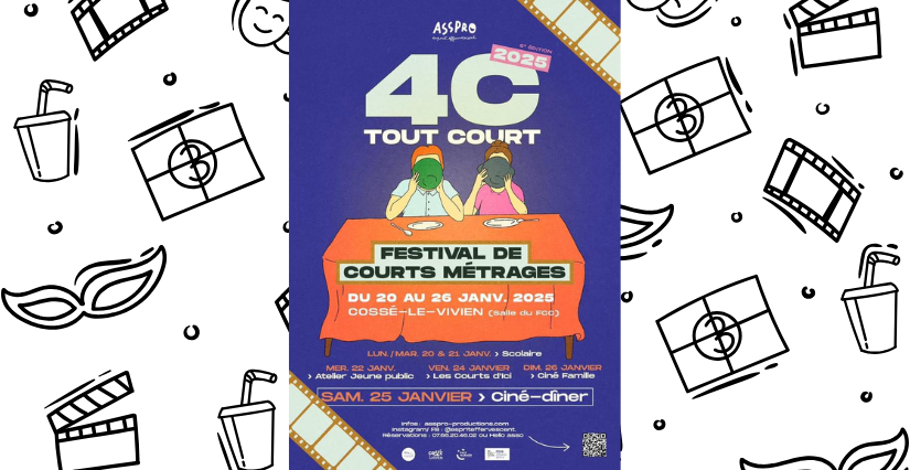 Festival 4C Tout Court, en famille, Cossé-le-Vivien