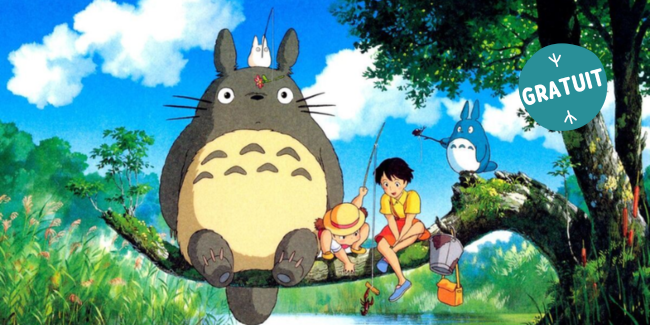 Cinéma en plein air "Mon voisin Totoro", en famille, musée de Préhistoire, Saulges