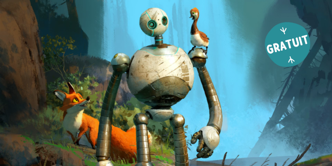 Cinéma en plein air "Le Robot sauvage", en famille, musée de Préhistoire, Saulges