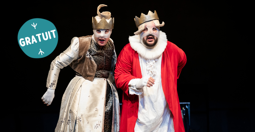Théâtre "Molière et ses masques", dès 10 ans, Loiron-Ruillé