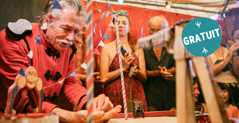 Festival Pupazzi, théâtre d'objets "Le Cirque des puces savantes", dès 4 ans, Laval