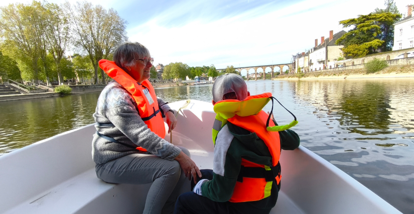 La Halte Fluviale en bateau en famille