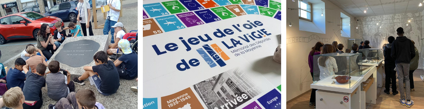 La Vigie - mémorial des déportés de la Mayenne. Scolaires