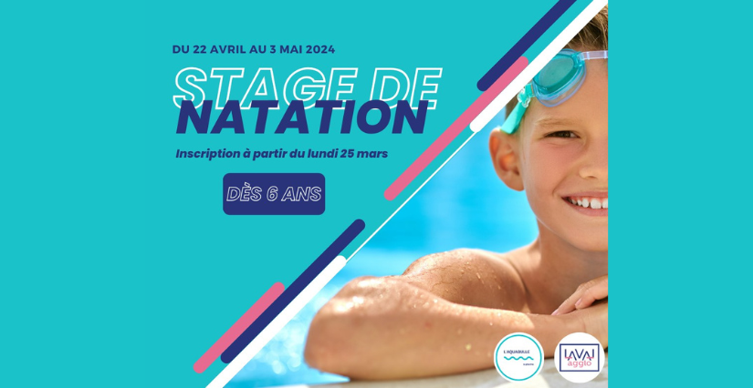 Vacances d'avril : stages de natation, piscine L'Aquabulle, Laval
