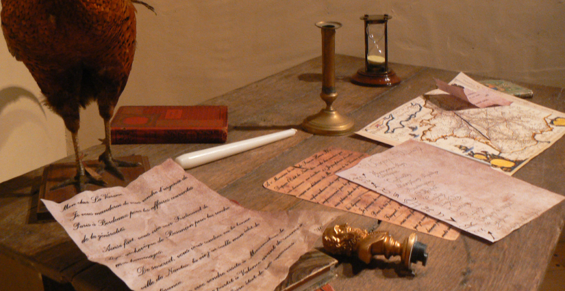 Parcours-jeu "La mystérieuse lettre de Fouquet ?", en famille, château de Ste Suzanne