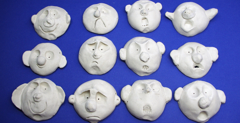 Atelier céramique "Les émotions : collection de petits masques", Anne Corre, à partir de 6 ans, Vimartin-sur-Orthe