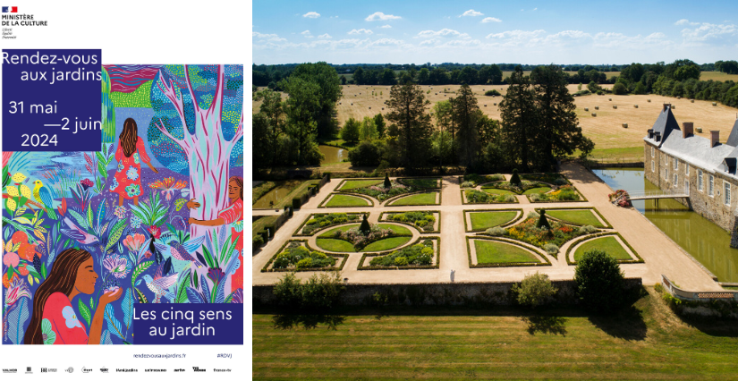 Rendez-vous aux jardins, jardins du château des Arcis, Meslay-du-Maine