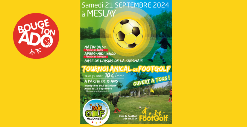 Tournoi amical de FootGolf, MultiGolf Meslay-du-Maine