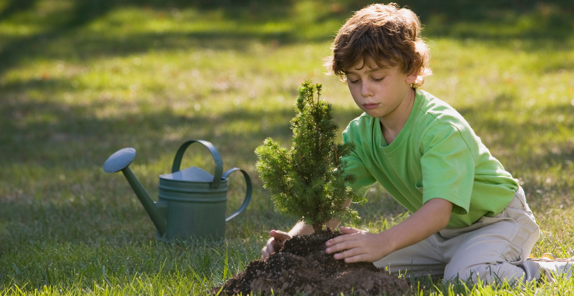 Planter pour le climat, en famille, Laval