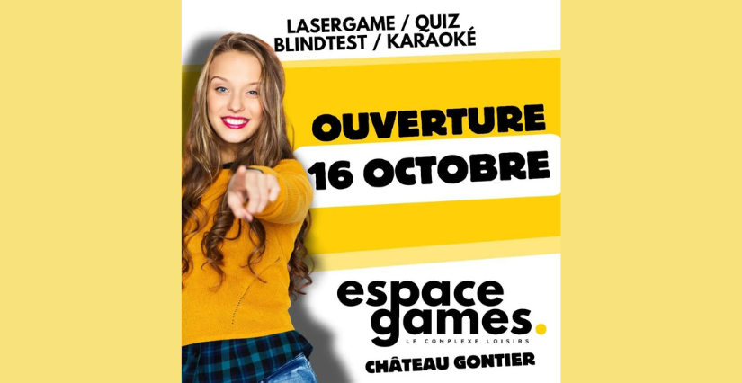 Ouverture d'Espace Games à Château-Gontier
