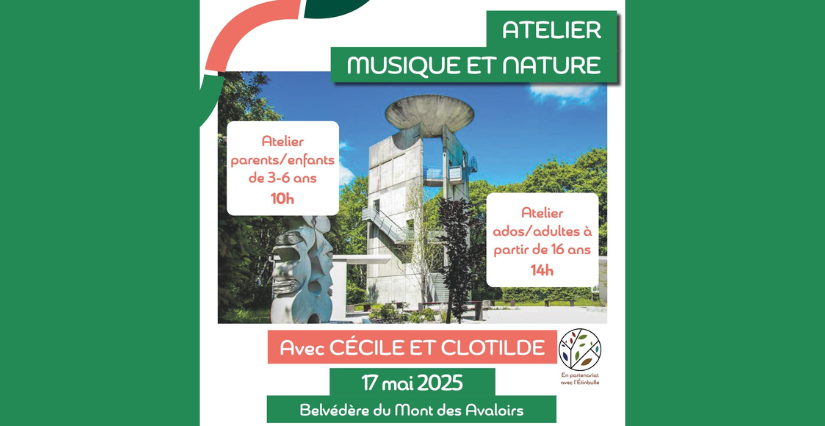 Atelier Musique et nature, dès 3 ans, Pré-en-Pail