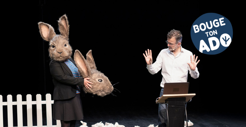Théâtre, humour "Le Problème lapin, cartographie 7", dès 14 ans, Théâtre de Laval