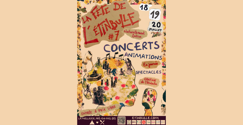 La Fête de l'Étinbulle #7, festival familial et champêtre, Pré-en-Pail