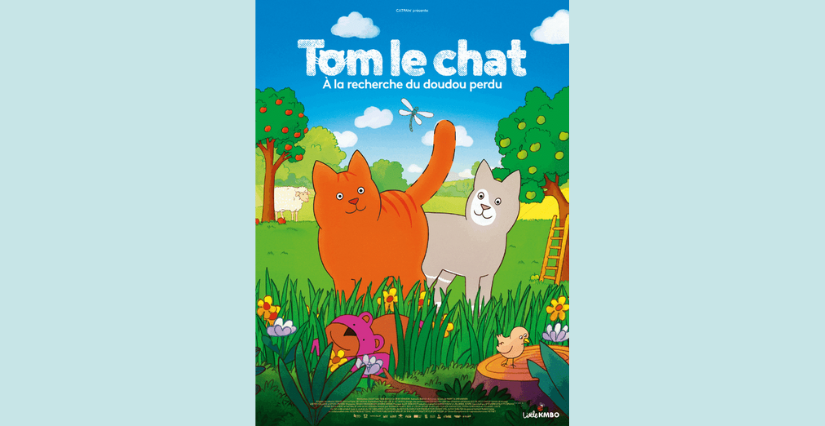 Cinéma jeune public "Tom le chat : à la recherche du doudou perdu", à partir de 4 ans, Evron, Gorron, Château-Gontier
