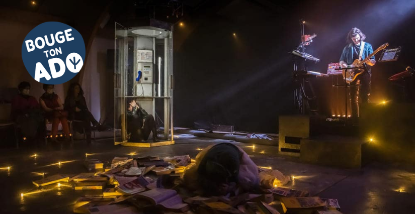 Théâtre, musique "Allosaurus [même rue, même cabine]", à partir de 14 ans, Le Carré, Château-Gontier