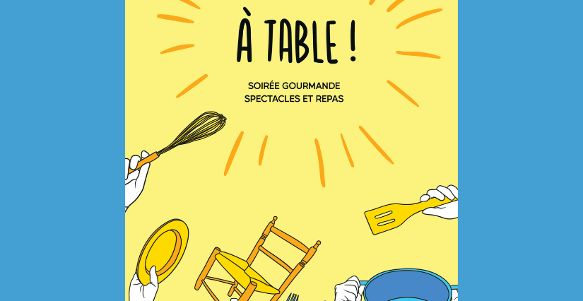 Spectacle "À table !" dès 8 ans, Théâtre des 3 Chênes à Loiron-Ruillé