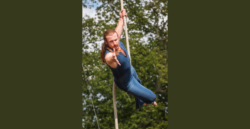 Spectacle "En éventail", en famille, Les Estivales de Laval Agglomération, L'Huisserie