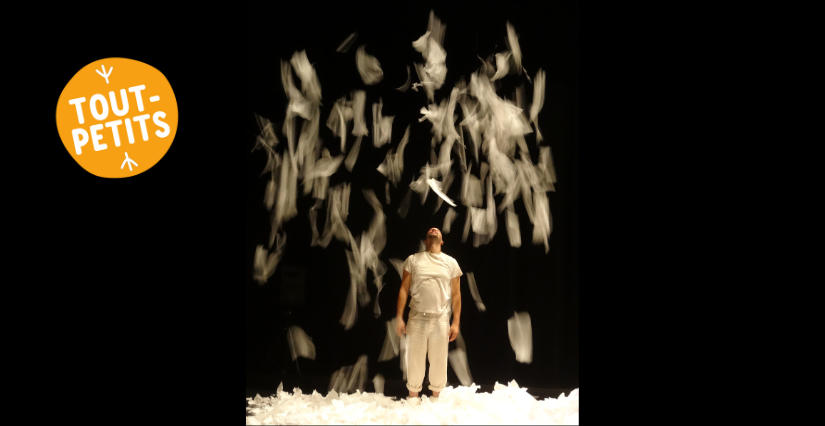 Poésie visuelle et sonore "Sous la neige", de 6 mois à 6 ans, Saison culturelle de Changé