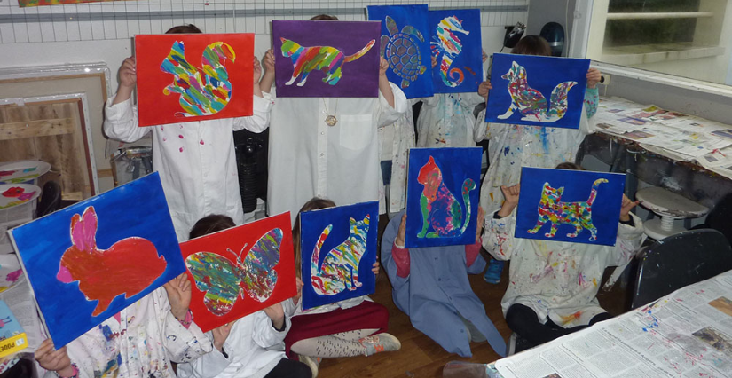 Atelier peinture création d’un tableau style pop arts, dès 6 ans, Art'PeinTube, Laval