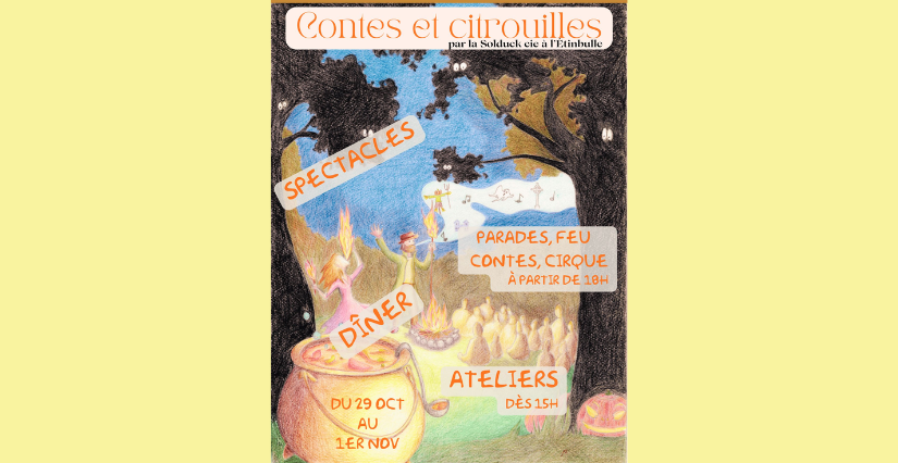 ANNULÉ // "Conte et Citrouille" une journée repas-spectacle, en famille, L'Étinbulle, Pré-en-Pail