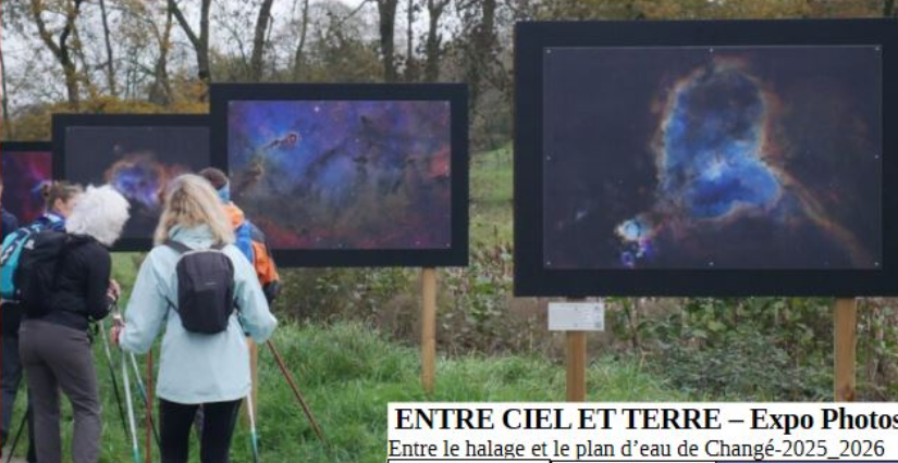 Exposition photos "Entre Ciel et Terre", en famille, OPL, Changé