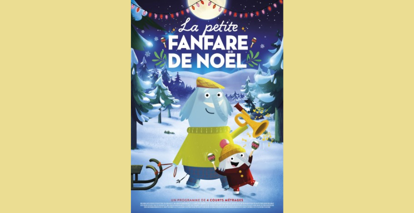 Séance Je découvre le cinéma "La Petite fanfare de Noel", à partir de 3 ans, Cinéville, Laval