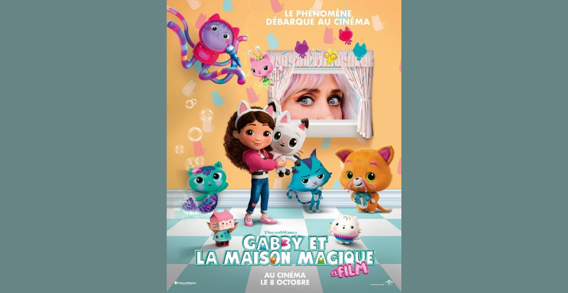 Séance Ciné-Bambino "Gabby et la maison magique", en famille, Cinéville, Laval