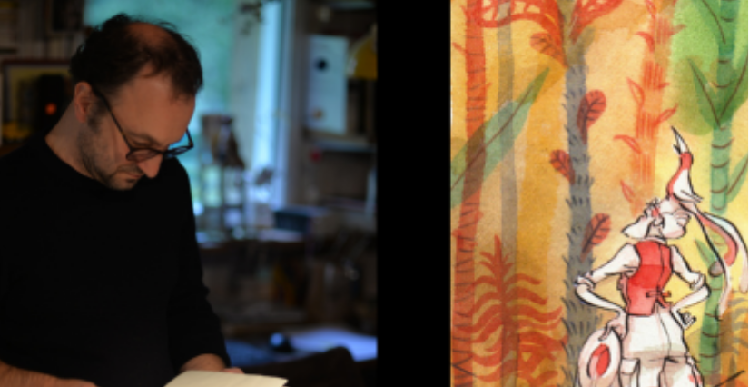 Atelier "Dessine avec l'auteur illustrateur", en famille, La Bib, Montjean