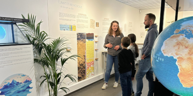 Exposition "L'humain face au climat de la Préhistoire à nos jours", en famille, Musée de Préhistoire, Saulges