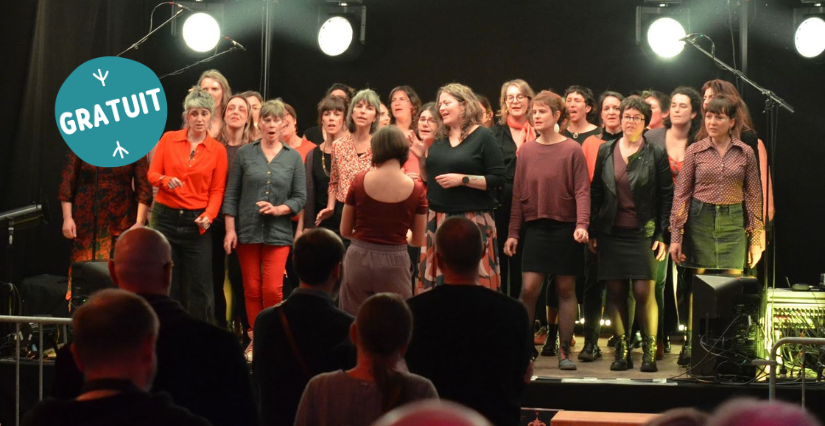 Concert Les filles de voix - immersion a capella, en famille, château de Mayenne