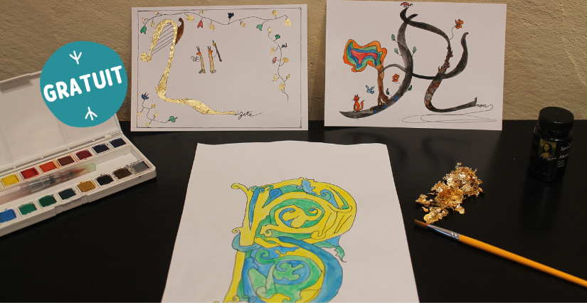 Atelier famille « Complètement enluminé ! », château de Sainte-Suzanne 