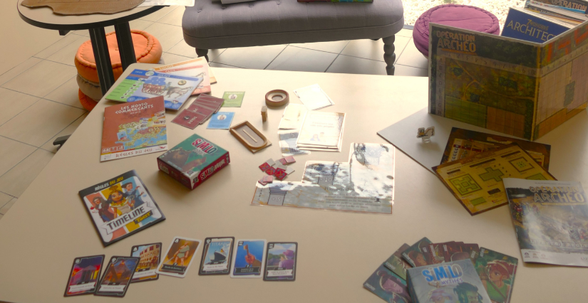 Après-midi jeux, en famille, musée archéologique de Jublains