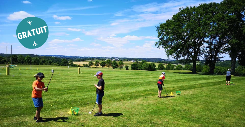 Initiation en famille, golf de Laval, Changé