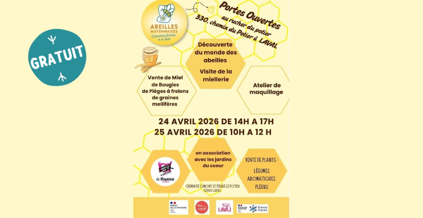 Portes ouvertes au Rucher du Potier, en famille, Laval