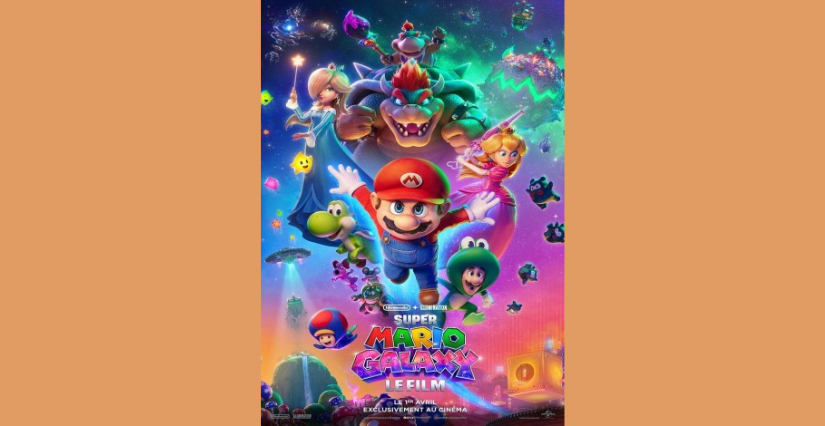 Séance Ciné-Bambino "Super Mario Galaxy", 6 ans et +, Cinéville, Laval