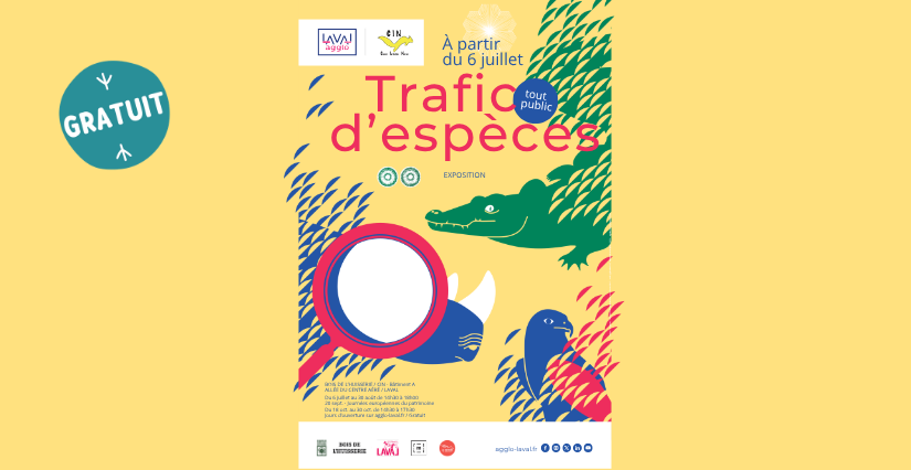Exposition interactive "Trafic d'espèces", en famille, Centre d'Initiation à la Nature, Laval