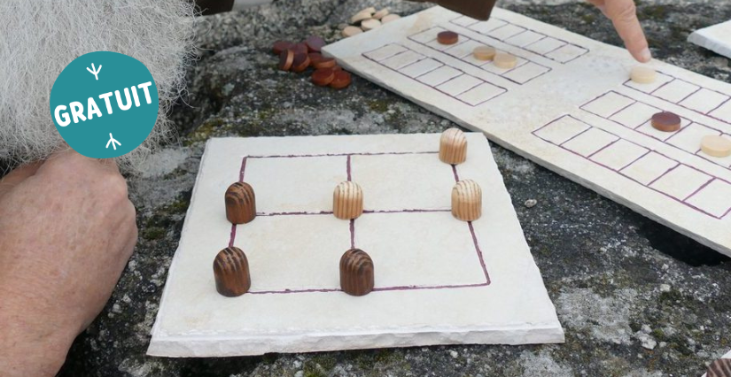 En route pour les vacances - Jeux antiques, en famille, musée archéologique de Jublains