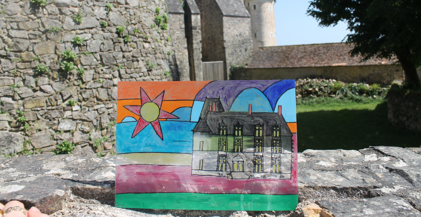 Les découvertes créatives du jeudi "fenêtre colorée", à partir de 5 ans, château de Sainte-Suzanne