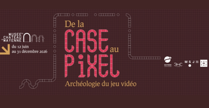 Exposition "De la case au pixel - archéologie du jeu vidéo", en famille, Musée du château de Mayenne
