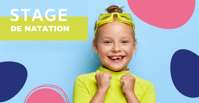 Vacances d'été : stages de natation, à partir de 6 ans, piscine L'Aquabulle, Laval