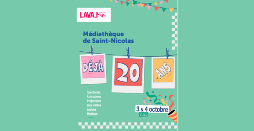 La Médiathèque Saint-Nicolas fête ses 20 ans, Laval