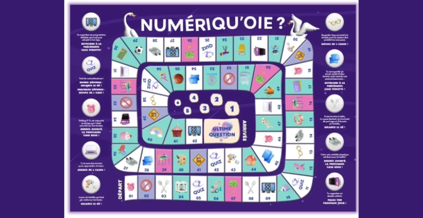 La bulle numérique, jeu Numériqu'oie, en famille, La Bib, Laval