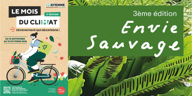 Le mois du climat : Week-end "Envie sauvage", en famille, Théâtre des 3 Chênes à Loiron-Ruillé