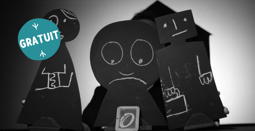 Festival Pupazzi, théâtre dessiné "Cases", dès 6 ans, La chapelle-Anthenaise et Ahuillé