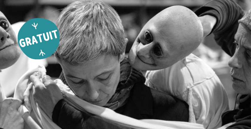 Festival Pupazzi, chœur marionnettique dans la rue "Les humaines", en famille, Laval