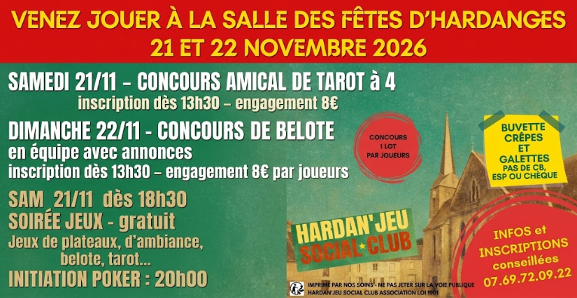 Temps convivial autour du jeu et de la cuisine, en famille, Hardanges
