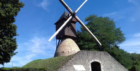 Visite du Moulin Cavier de la Guénaudière, en famille, Grez-en-Bouère