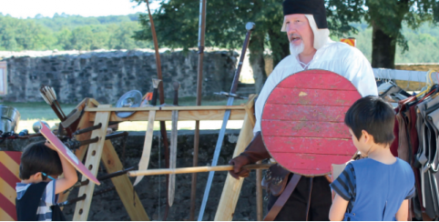 Les Épreuves du Chevalier, animation enfant au Château de Ste Suzanne