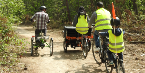 Vélo tandem Adulte + Enfant (Crazy Bike)