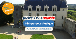 10 ans Kidiklik Mayenne : mini-parcours ludique au château de Sainte Suzanne